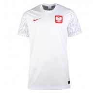 Koszulka piłkarska Polska Strój Domowy dla kobiety MŚ 2022 tanio Krótki Rękaw